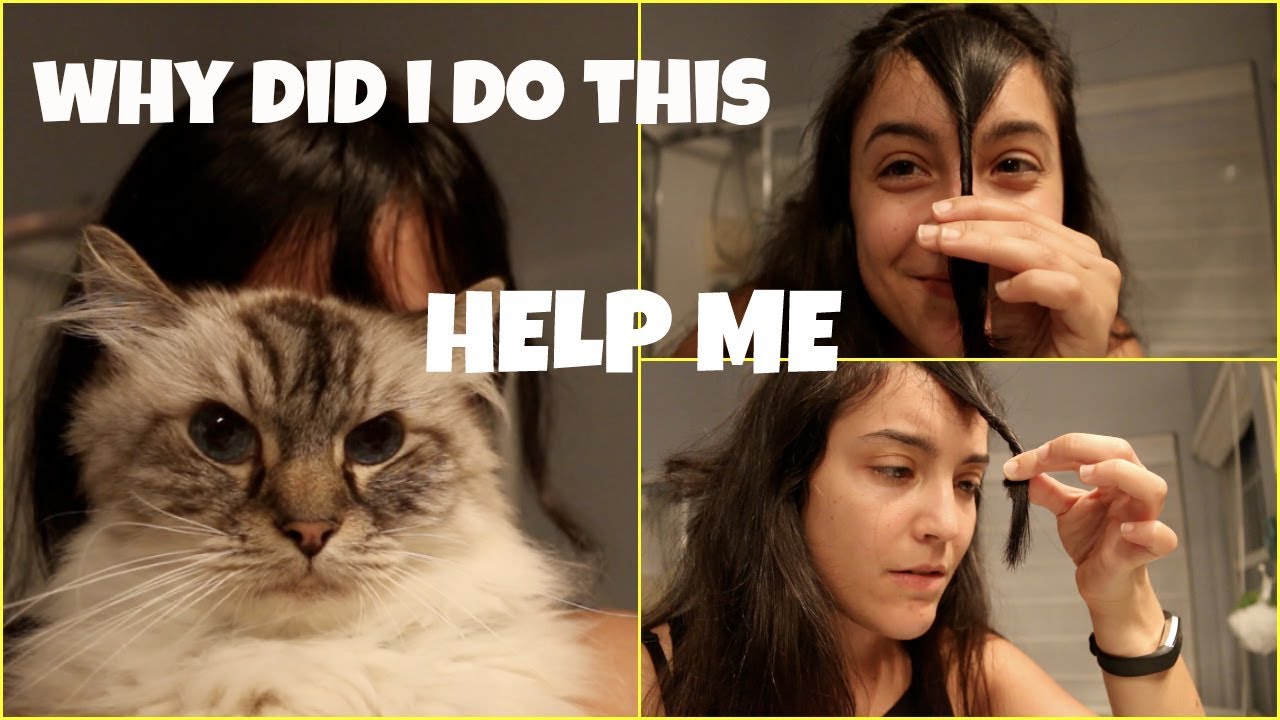 Cutting My Own Bangs Fringe Fail