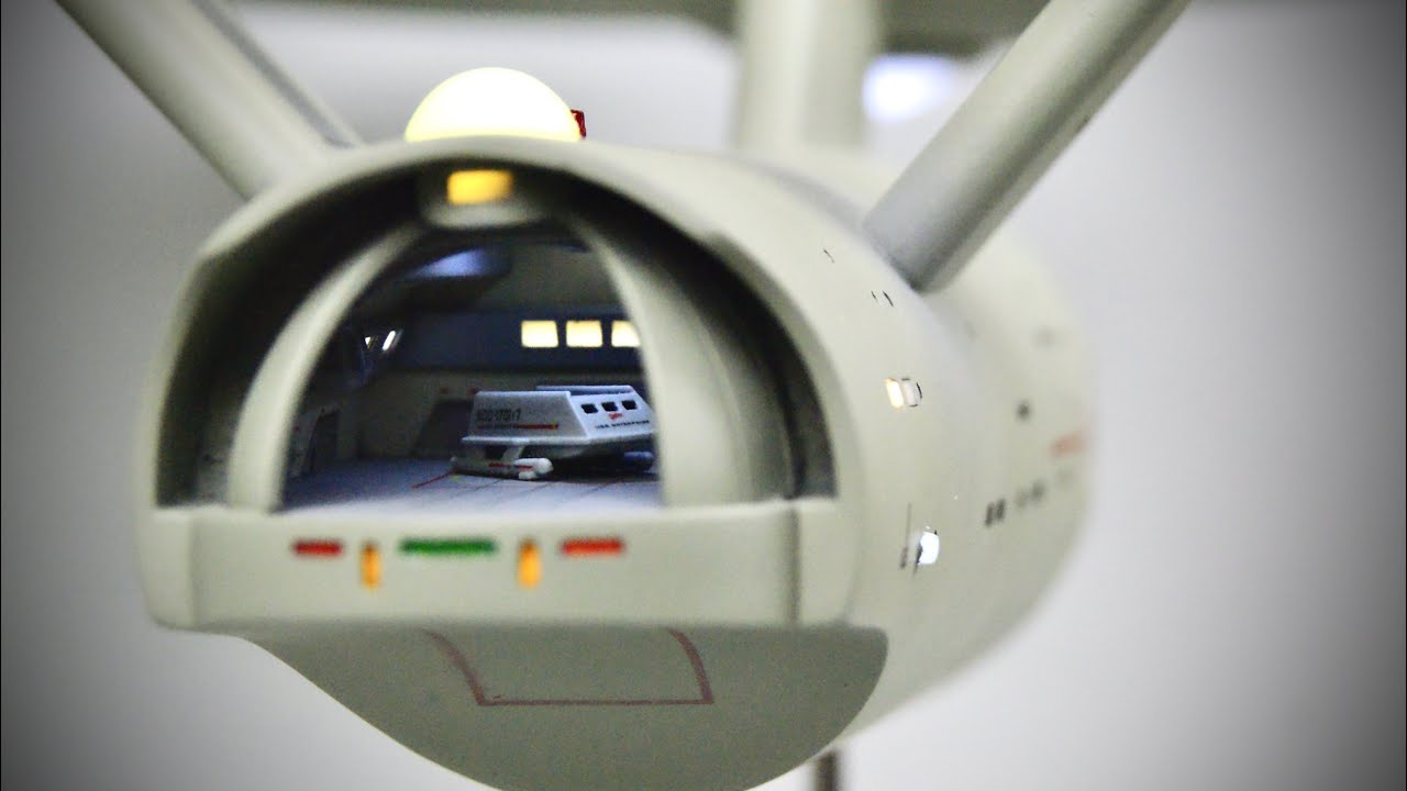 TOS Enterprise Shuttle Bay Making Of - 1/350 Scale