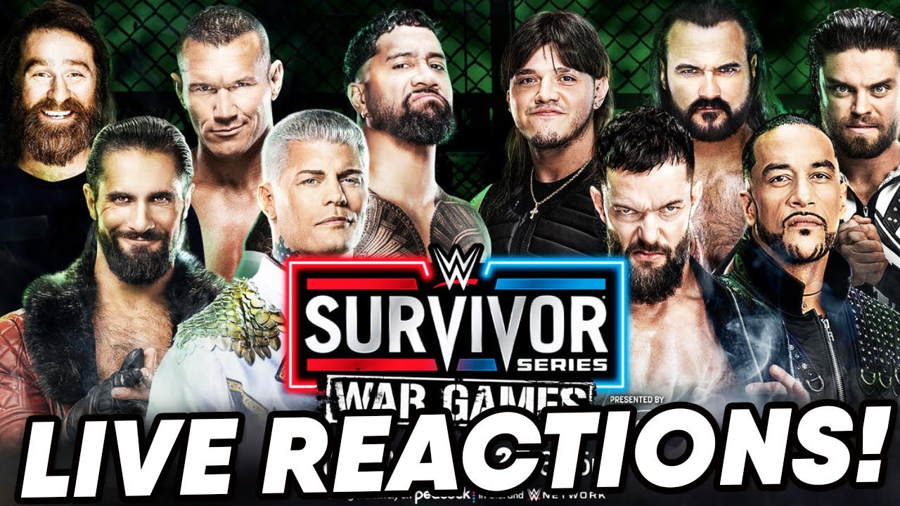 WWE Survivor Series 2023 LIVE REACTIONS! | WrestleTalk