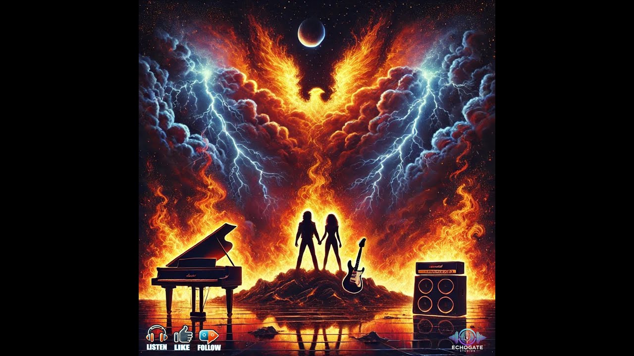 Fire Storm - Official Audio | 80s Hair Metal Ballad with Power Vocals & Shredding Solo
