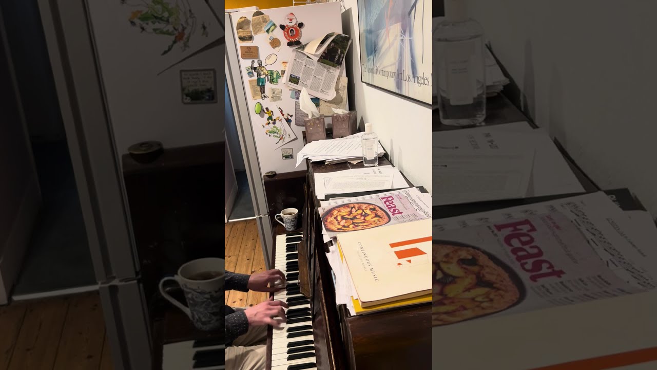 Butterfly by Lubomyr Melnyk, on the upright