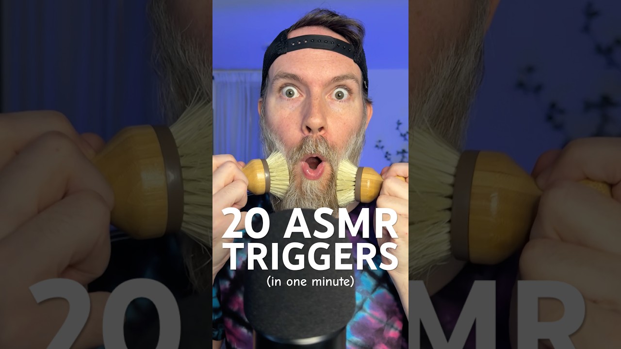 20 ASMR Triggers in 1 Minute