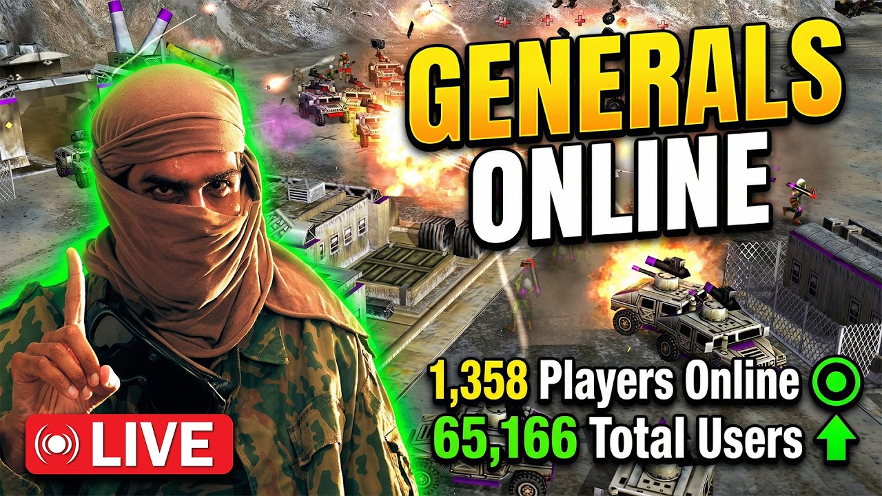 LIVESTREAM | Generals Online got ACTIVE! Latest patch