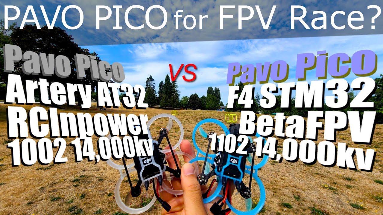 BetaFPV Pavo Pico vs Pavo Pico - new flight controllers build, test, race, and more (4K)