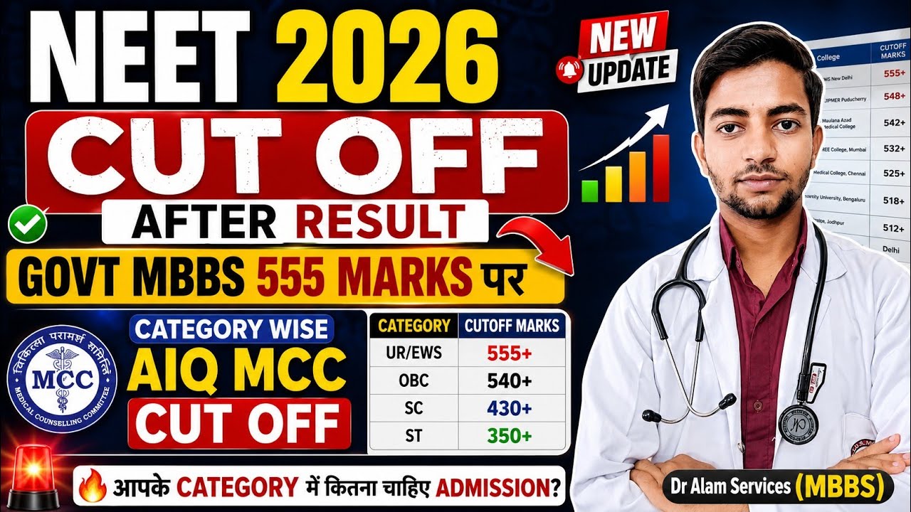 Проходной балл NEET 2026 после результатов | Проходные баллы на бюджет MBBS #neet2026 #neetresult...