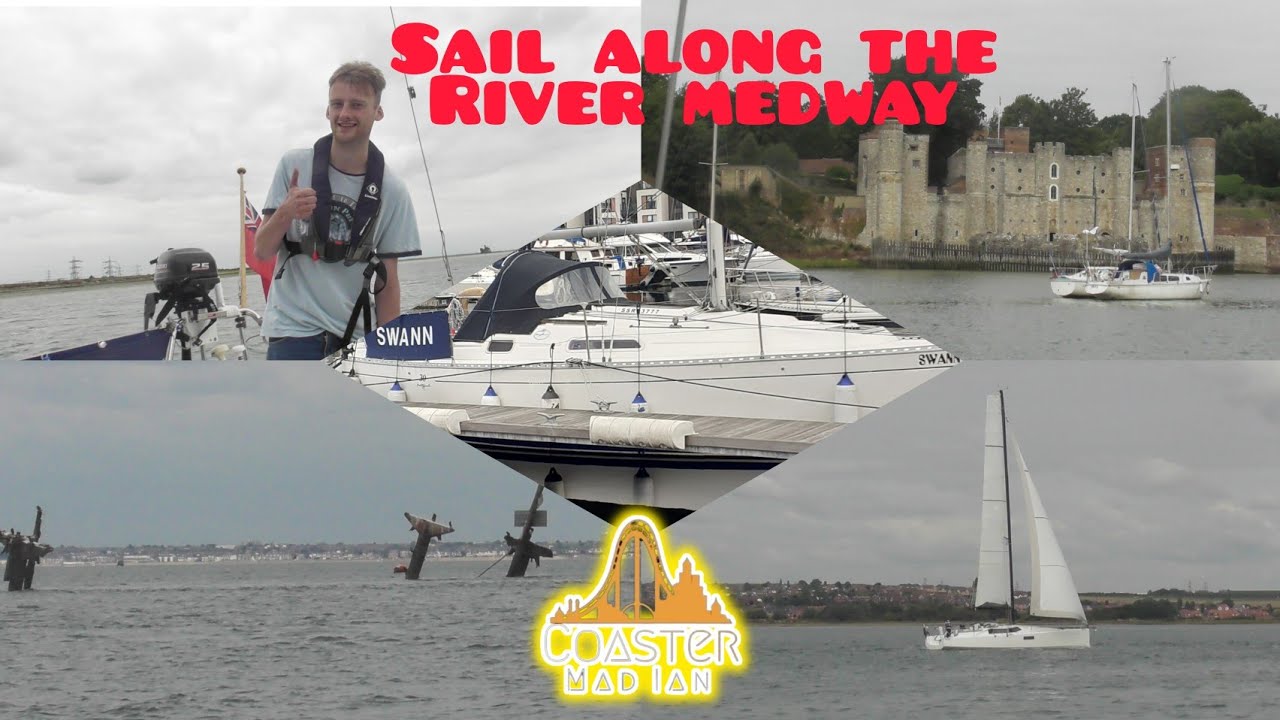 All aboard setting sail along the River Medway and out to sea 🌊