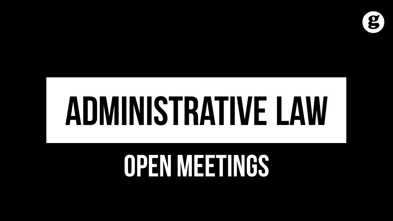 Open Meetings