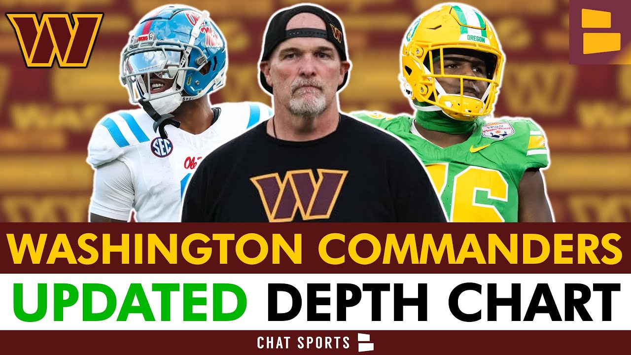 UPDATED 2025 Commanders Depth Chart (Post-NFL Draft): Where Do Josh Conerly Jr. & Trey Amos Fit In?