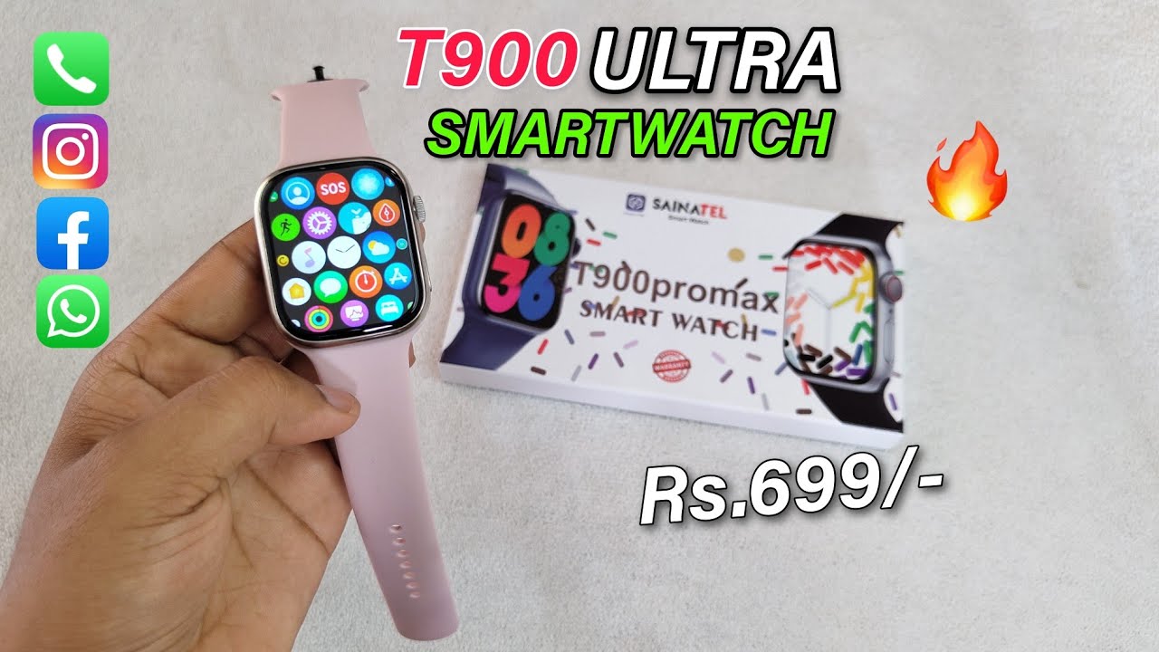 T900 Ultra Smartwatch Unboxing And Review | T900 Ultra Smartwatch | Apple watch ultra  | series 9