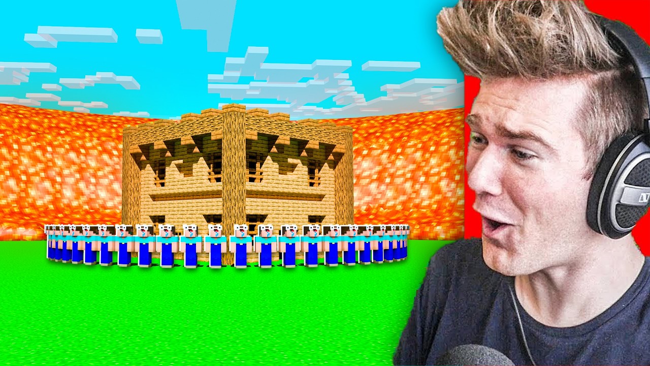 TSUNAMI LAWY vs 100 WIDZÓW 🤯 | Minecraft Extreme