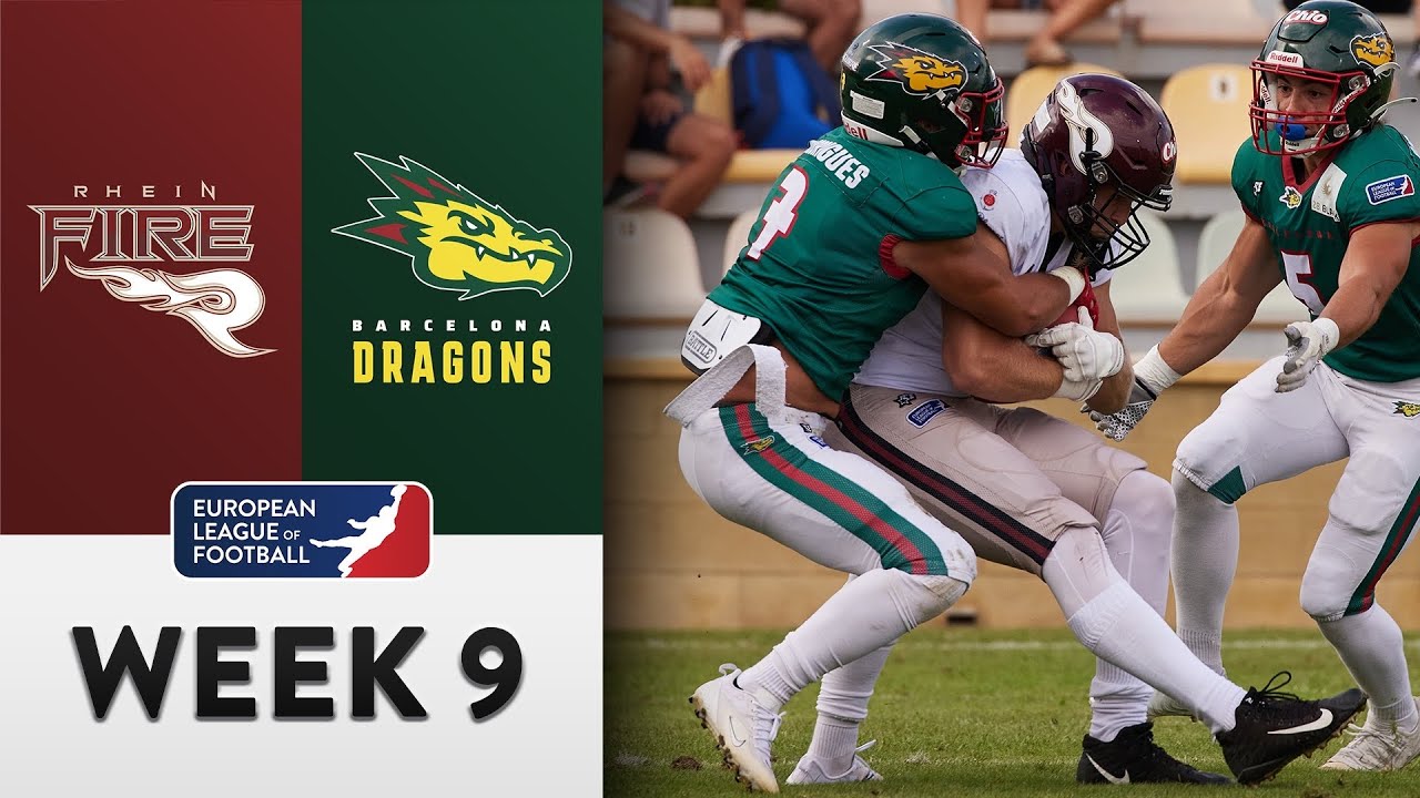 Rhein Fire @ Barcelona Dragons Highlights | Week 9 | Season 2022