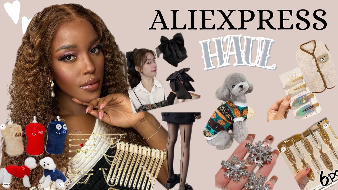 ALIEXPRESS HAUL | Clips, Hunde Klamotten, Schmuck + mehr | Victoria Hadithi