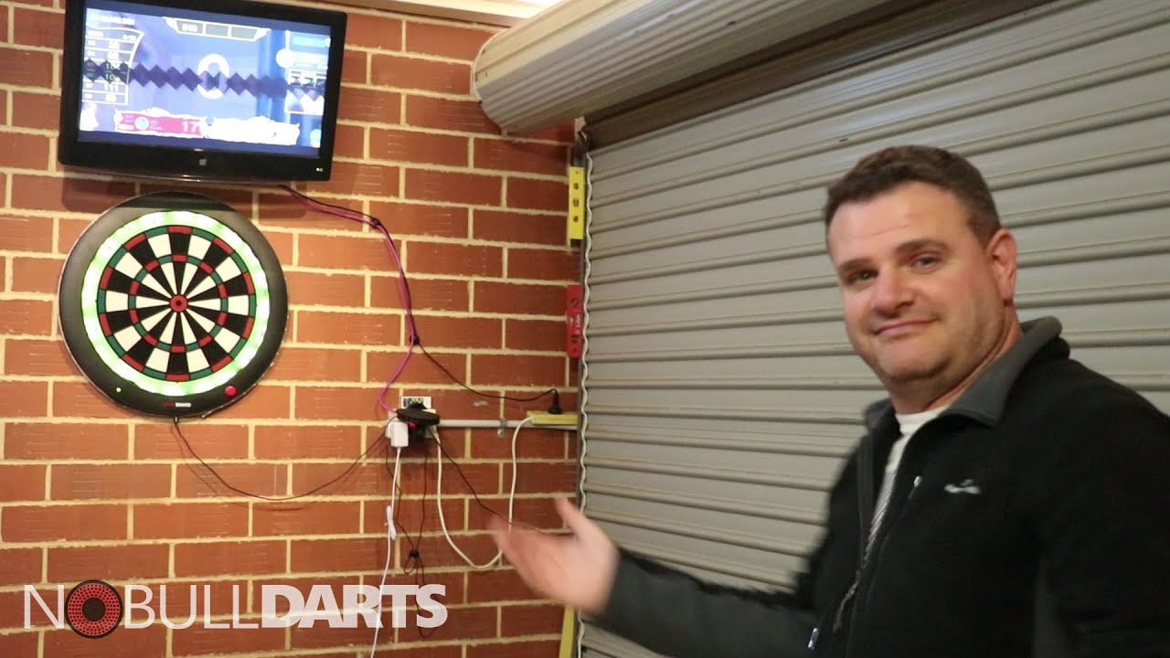 Gran Board set-up in detail (at home with Bandit from No Bull Darts)