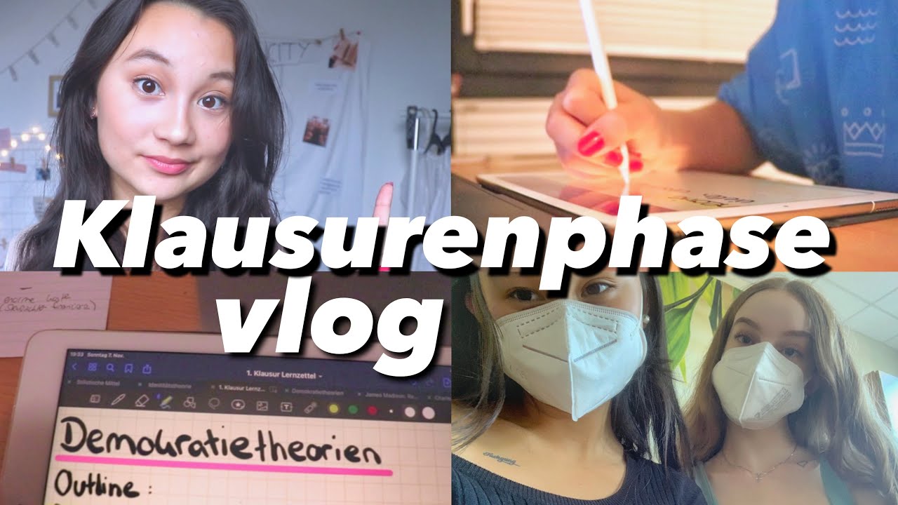 MEINE ERSTE KLAUSURENPHASE in der Oberstufe | Vlog (realistisch)