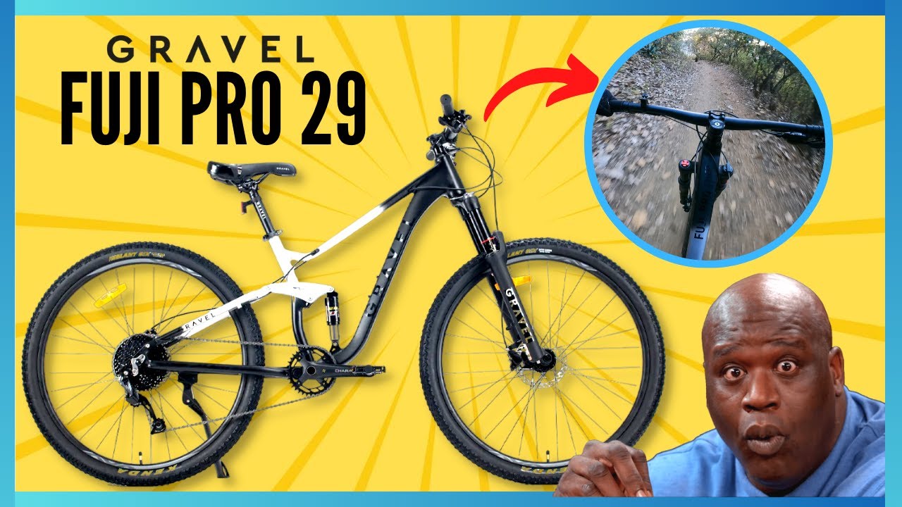 BICICLETA de DOBLE SUSPENSIÓN BARATA - PROBANDO la GRAVEL FUJI PRO 29