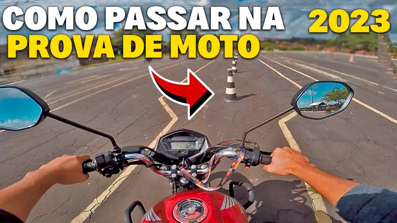 COMO PASSAR NA PROVA DE MOTO DO DETRAN |  2023