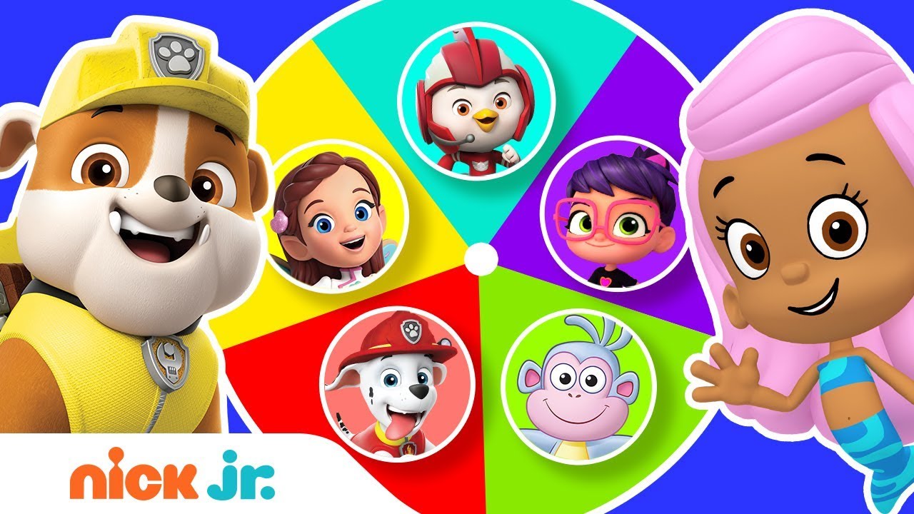 Guess the Missing Colors w/ PAW Patrol, Bubble Guppies & More! 🌈 | Color Games | Nick Jr.