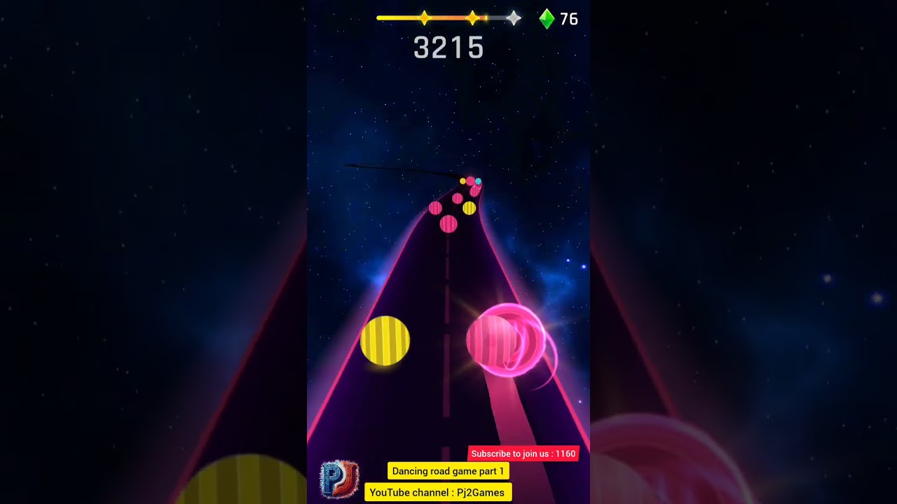 DANCING ROAD 👽 part 1 #shorts #dancingroad #ball #ball #race #run #racegame #rungame