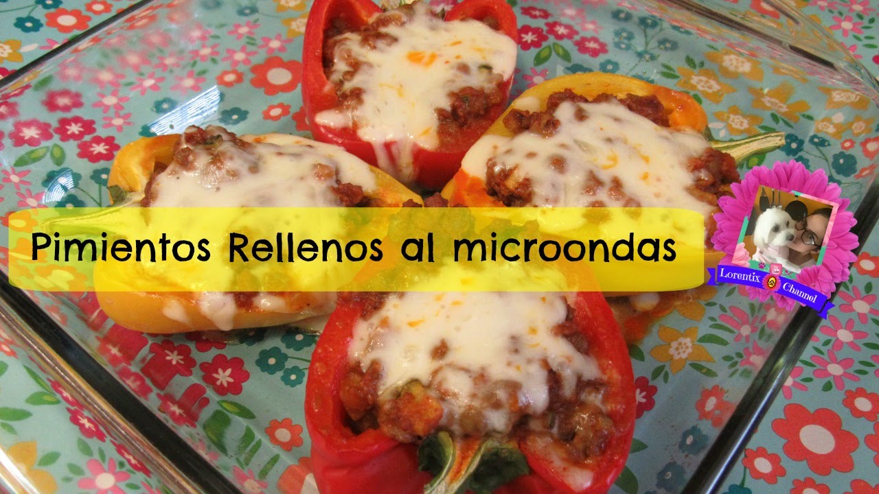 Pimientos Rellenos al MICROONDAS I Lorentix