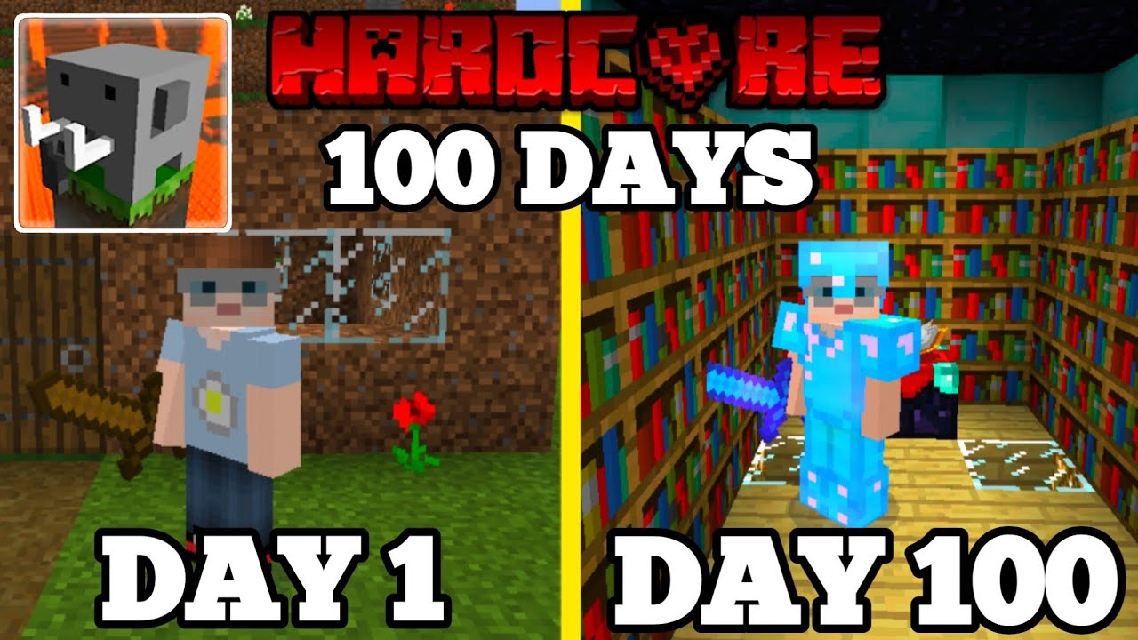 I SURVIVED 100 DAYS in Craftsman: Building Craft