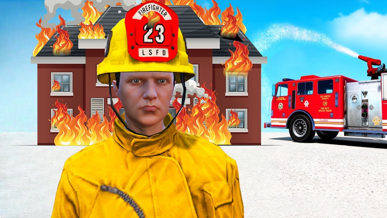 Sunt POMPIER 24 ORE in GTA 5!