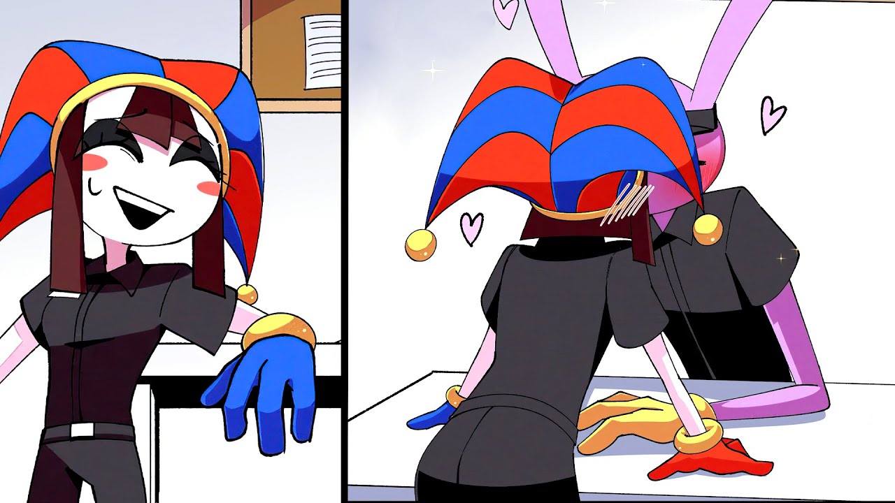 Sweet Kiss 💋| Jax x Pomni | The Amazing Digital Circus Comic | TADC