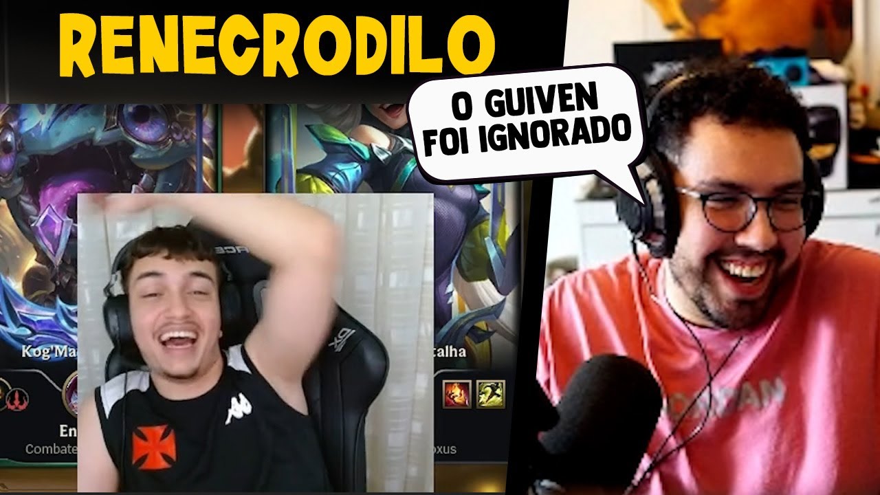 NINGU&Eacute;M RESPEITA O GUIVEN kkkkkkkkkkkkkkkk - YETZ REACT RENECRODILO