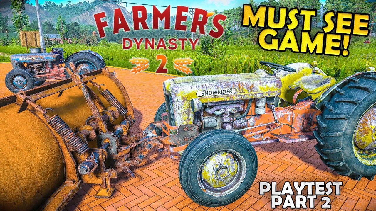 A MUST SEE FARMING GAME LIKE NO OTHER!! - Farmer's Dynasty 2 Playtest 2