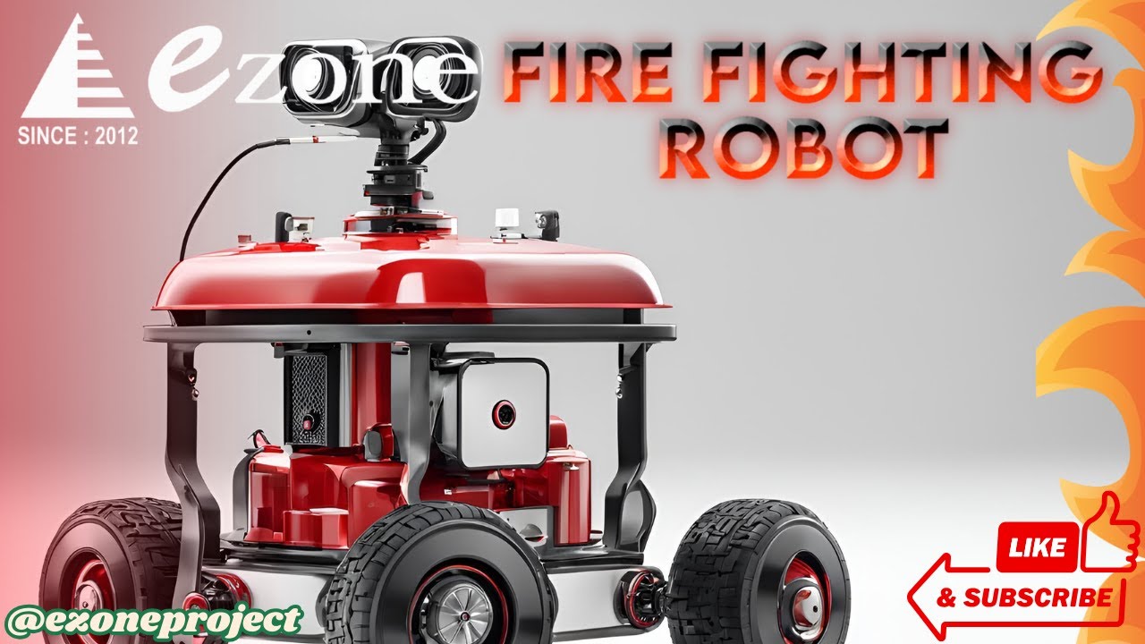 Fire Fighting Robot Project Using Arduino | IEEE IoT Robotics Project &ndash; Ezone Final Year Project
