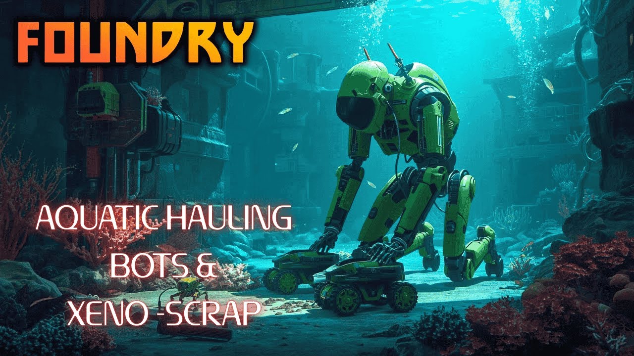 Aquatic Hauling Bots & Xeno-Scrap. | Foundry Gameplay EP52 2026