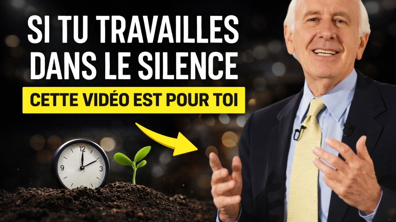 Si tu travailles dans le silence, cette vidéo est pour toi....JIM ROHN