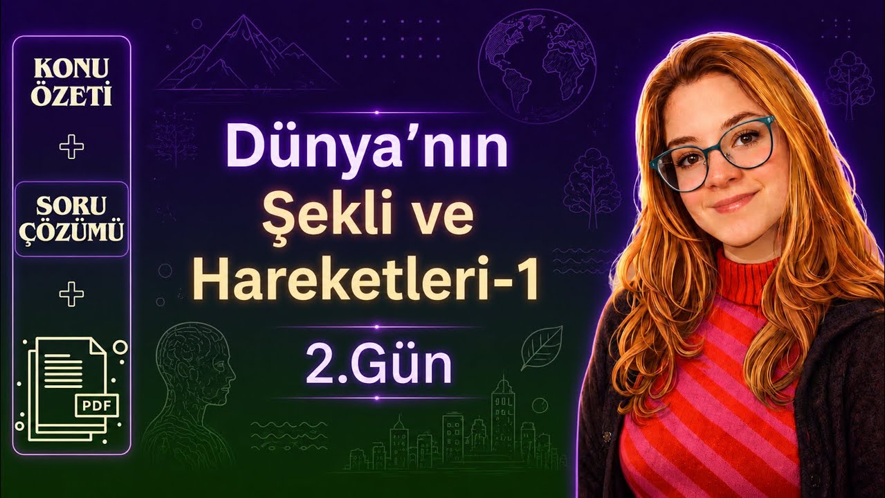 Dünya'nın Şekli ve Hareketleri-1 | 25 Günde TYT Coğrafya Kampı 2.Gün | (2025-2026)