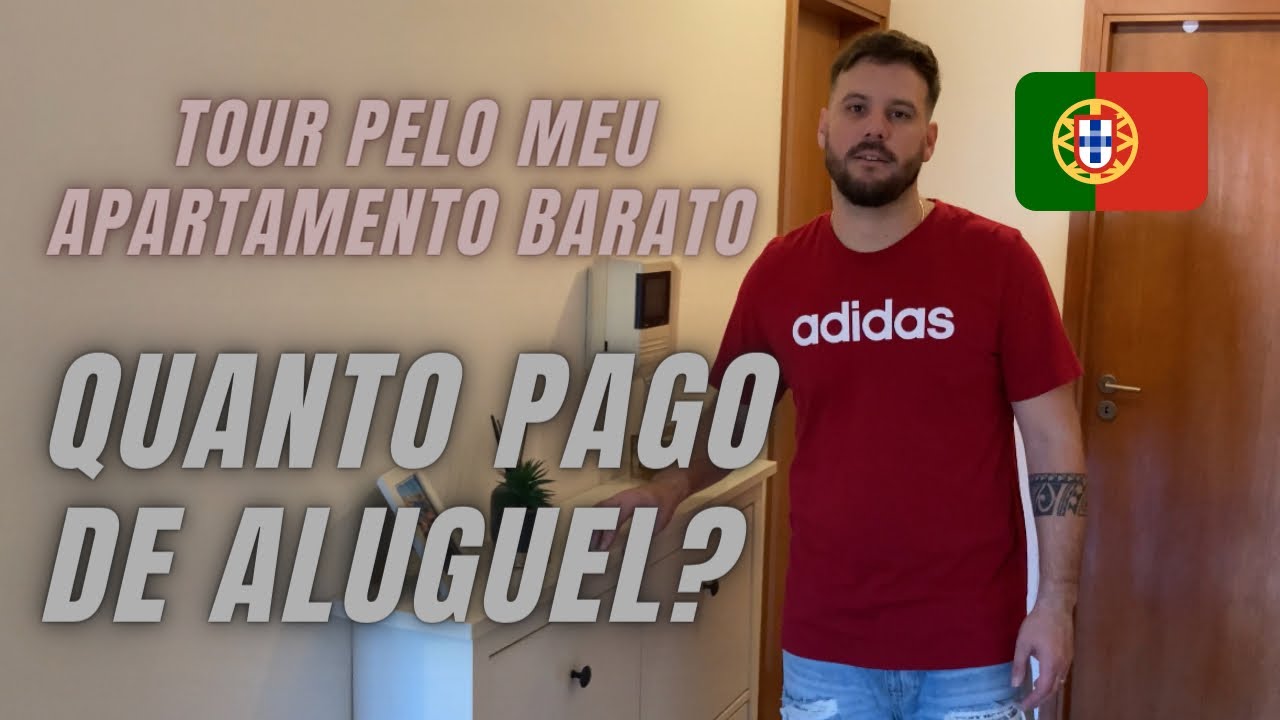 TOUR PELO MEU APARTAMENTO BARATO EM PORTUGAL 2021 | VALOR DE ALUGUEL EM PORTUGAL