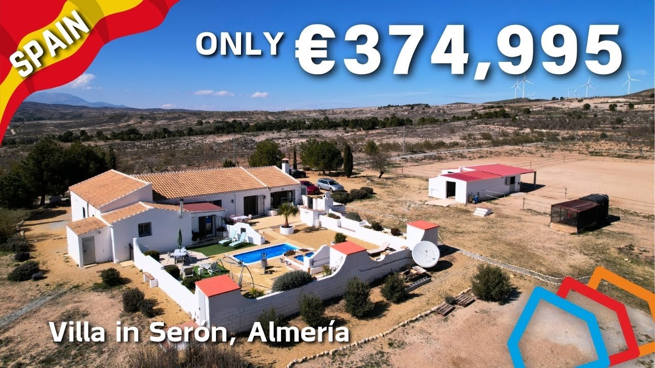 Villa Majestica - 4 bed detached villa For Sale in Seron, Spain | Swimming pool and mountain views!
