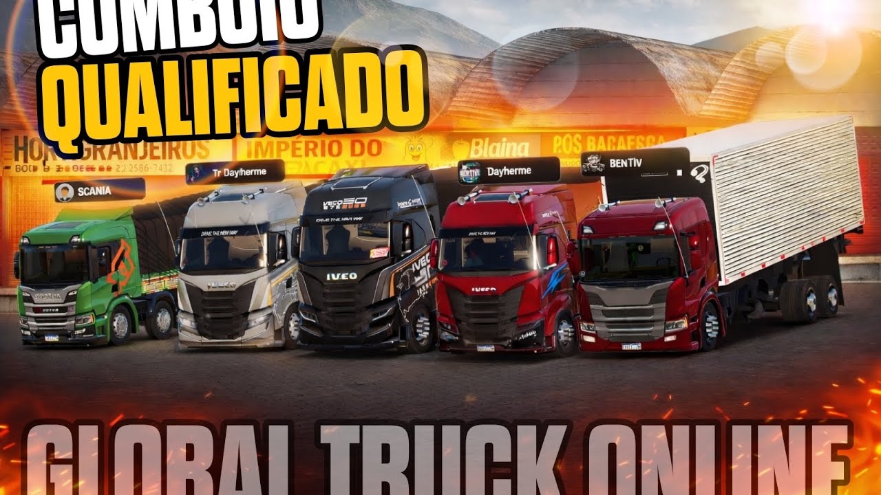 SAINDO DO CEASA EM COMBOIO - GLOBAL TRUCK ONLINE 