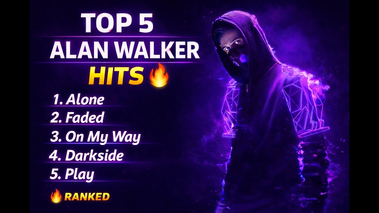 Alan Walker EDM Best of 5 All Time RANKED 🔥