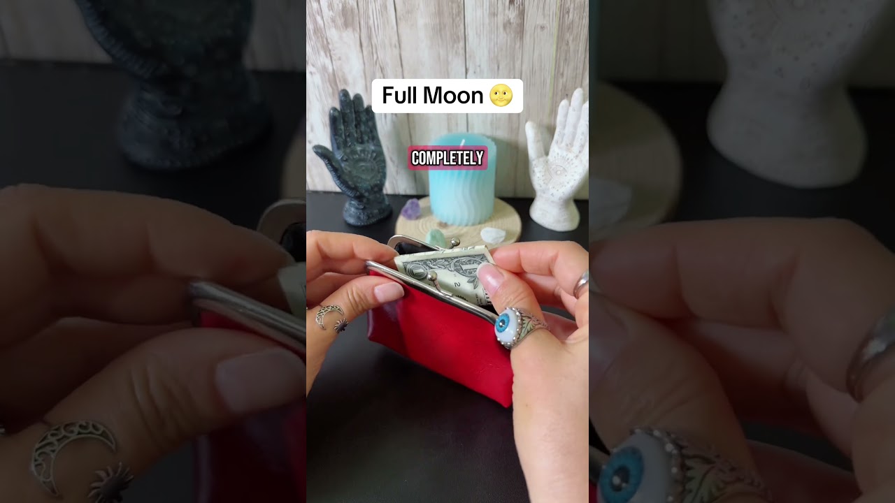 Turn Your Wallet Into a Money Magnet This Full Moon 🌕✨ (Simple Witch Ritual!)