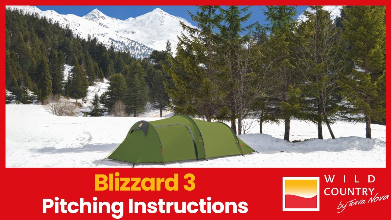 Blizzard 3 Tent Pitching Video | Wild Country