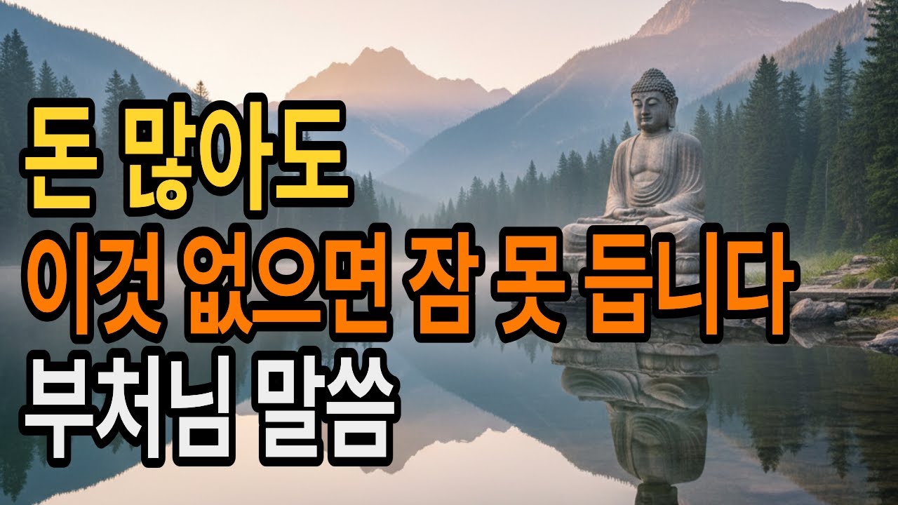 노년에 돈보다 더 사람을 잠 못 들게 하는 것 | 마음공부