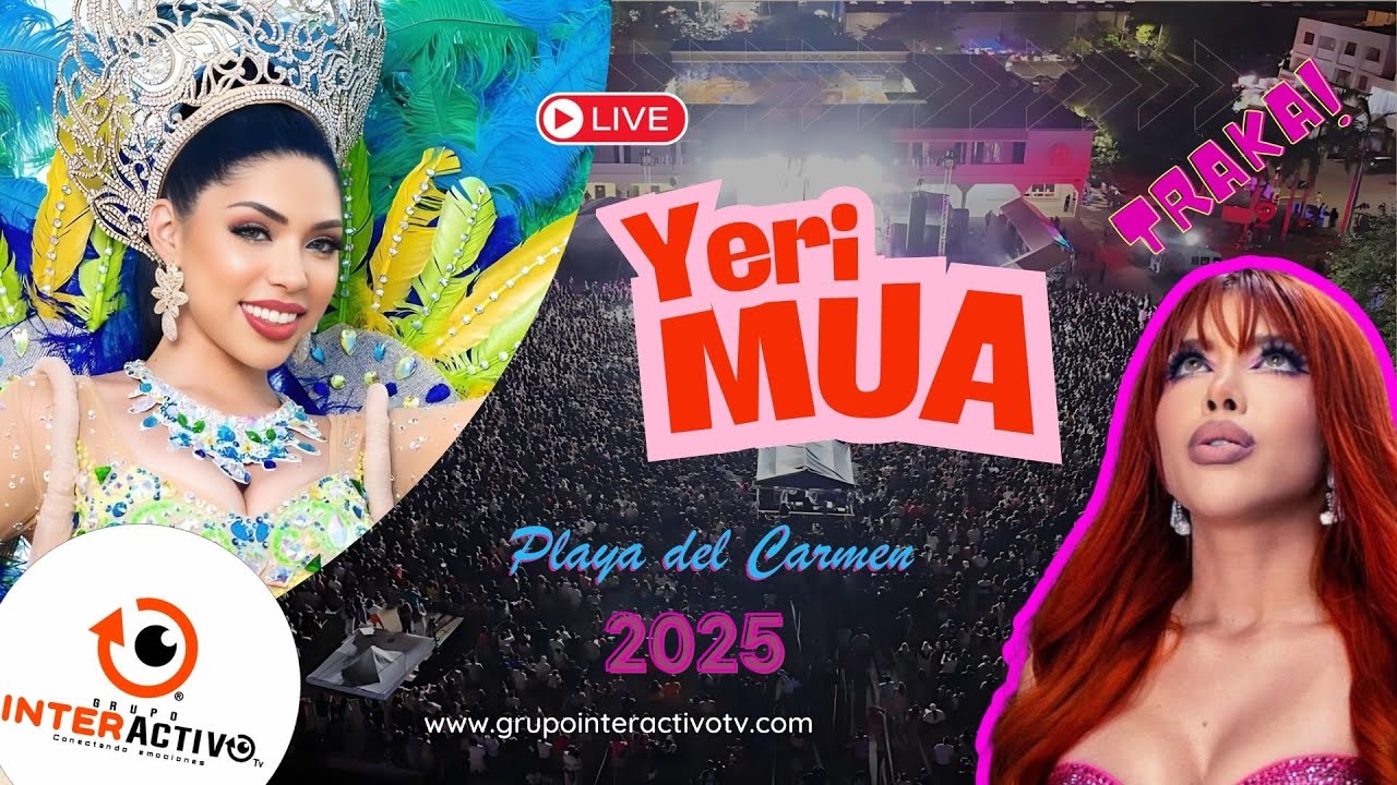 🔴 Yeri Mua en Concierto - Mes de la juventud Playa del Carmen 2025
