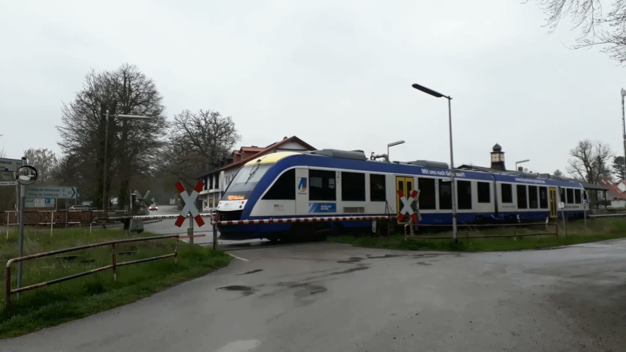 Mechanischer  B&Uuml; am Riderauer Bahnhof