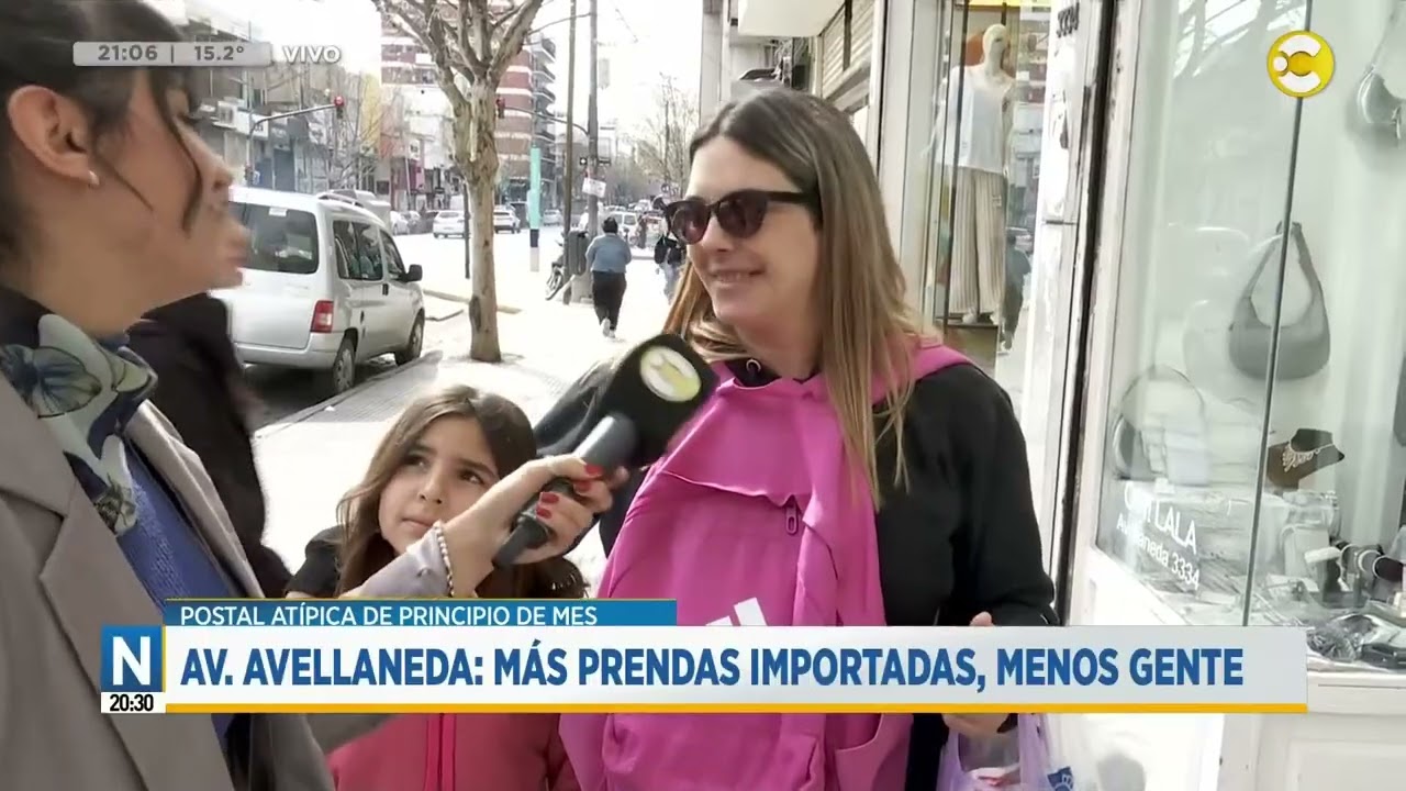 Av. Avellaneda: m&aacute;s prendas importadas, menos gente │N20:30│ 08-09-25