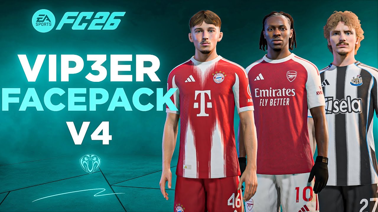 FacePack V4 (AIO) By ViP3eR For FC 26 + Tutorial | v1.4.1