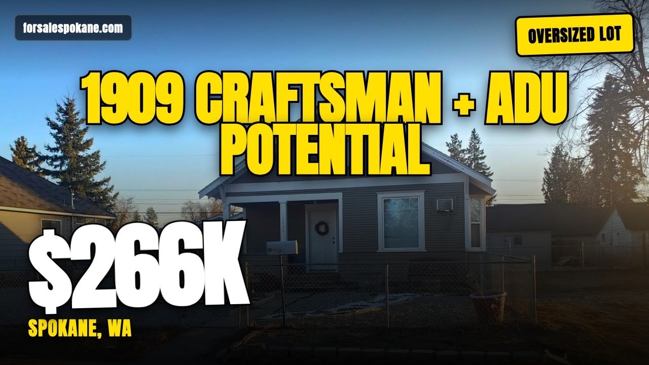 1030 E Sanson Ave | Spokane, WA | $265,500 | 2 bed, 1 bath, 1,013 sqft &mdash; Spokane Home for Sale