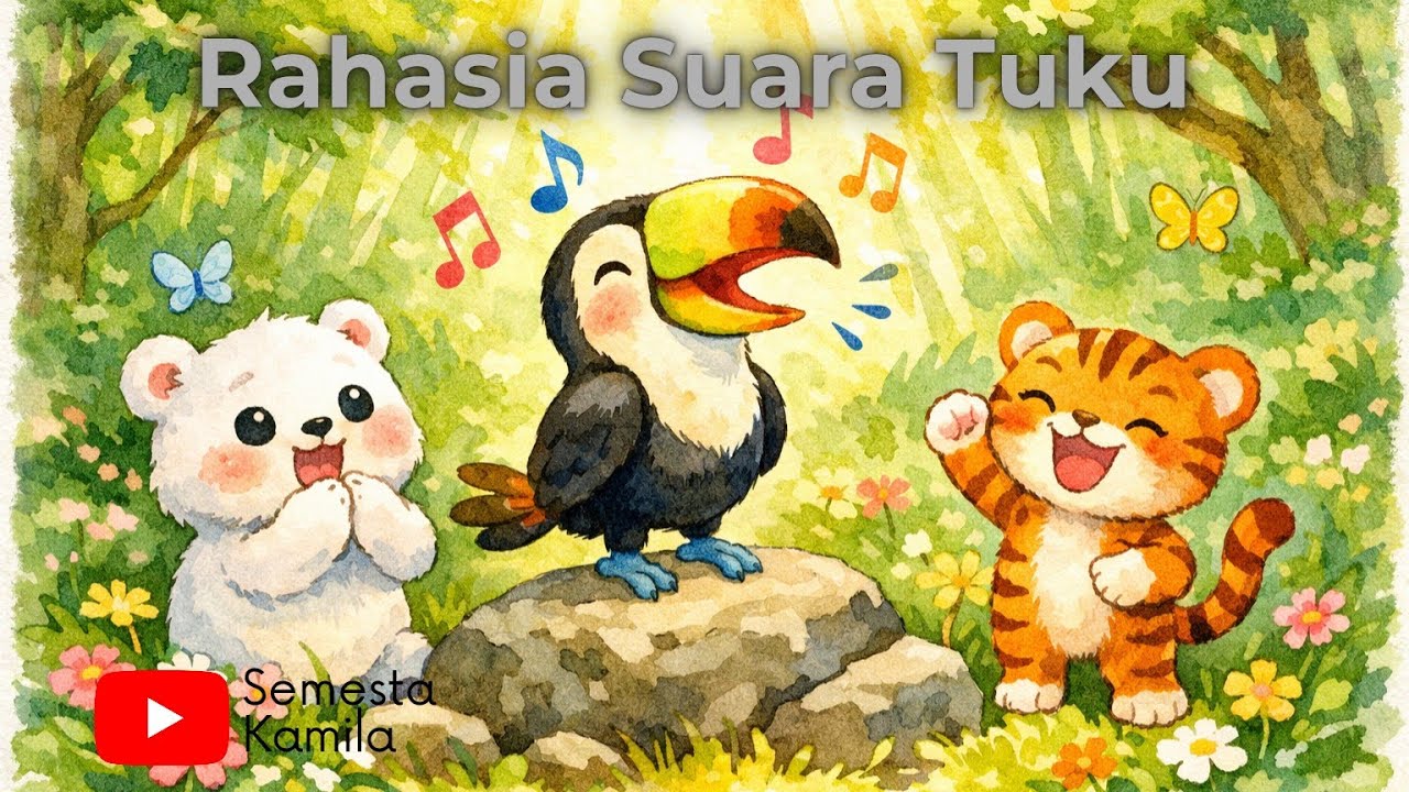 Dongeng Tidur Anak - Rahasia Suara Tuku: Binbon & Macan di Bukit Pelangi ✨ | Semesta Kamila