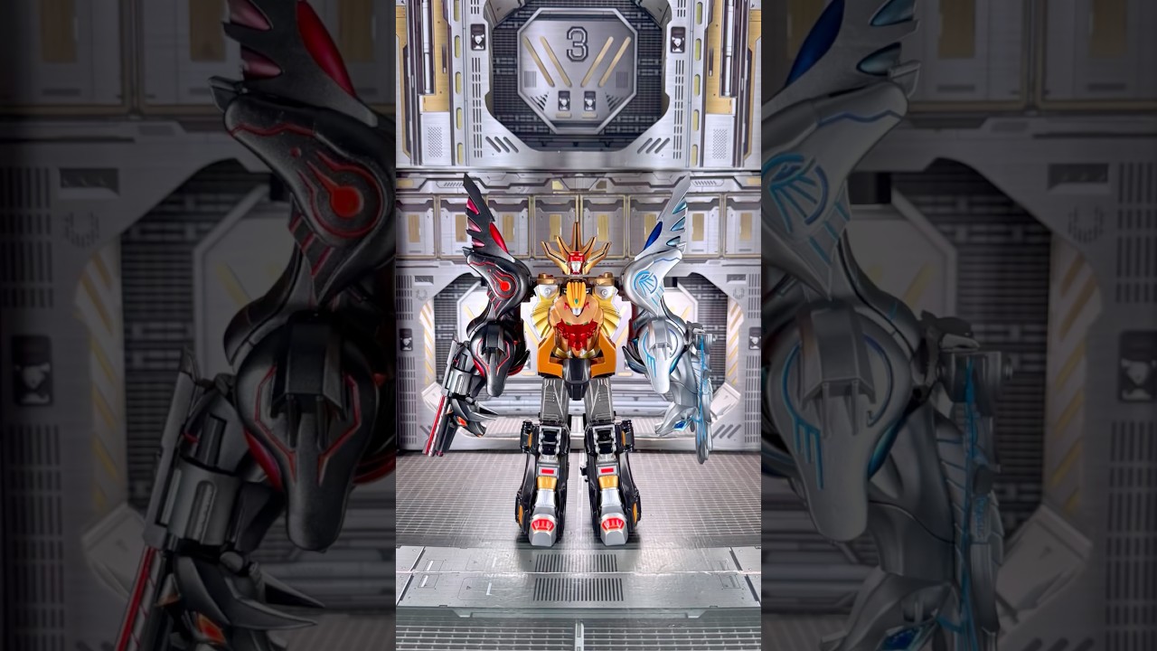 Name this combo!Wildforce Megazord + Mythical Beasts Pegasus: Iceborn & Unicorn: Hellflame