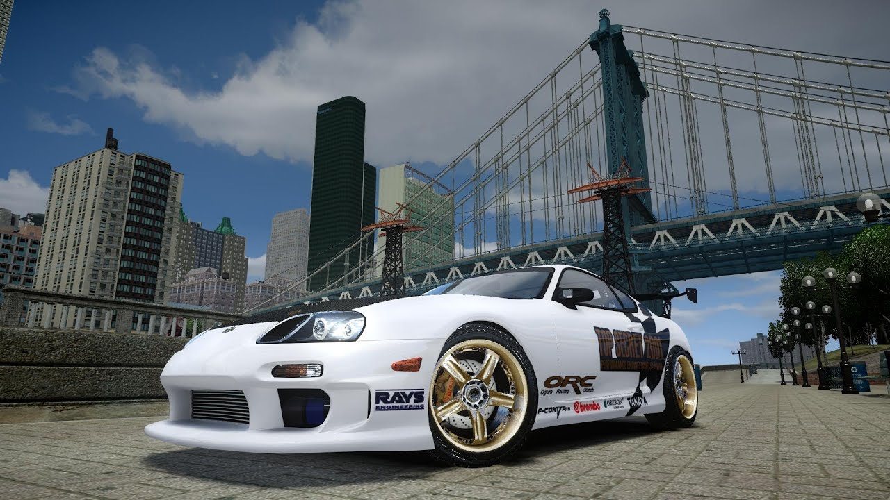 GTA IV Toyota Supra: Секретные краш-тесты