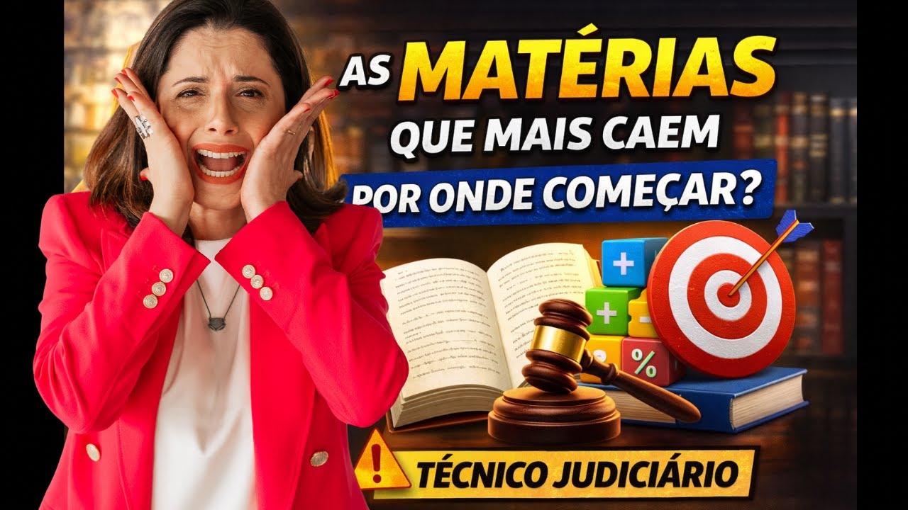 As Matérias que Mais Caem em Concursos de Técnico Judiciário: Por Onde Começar?