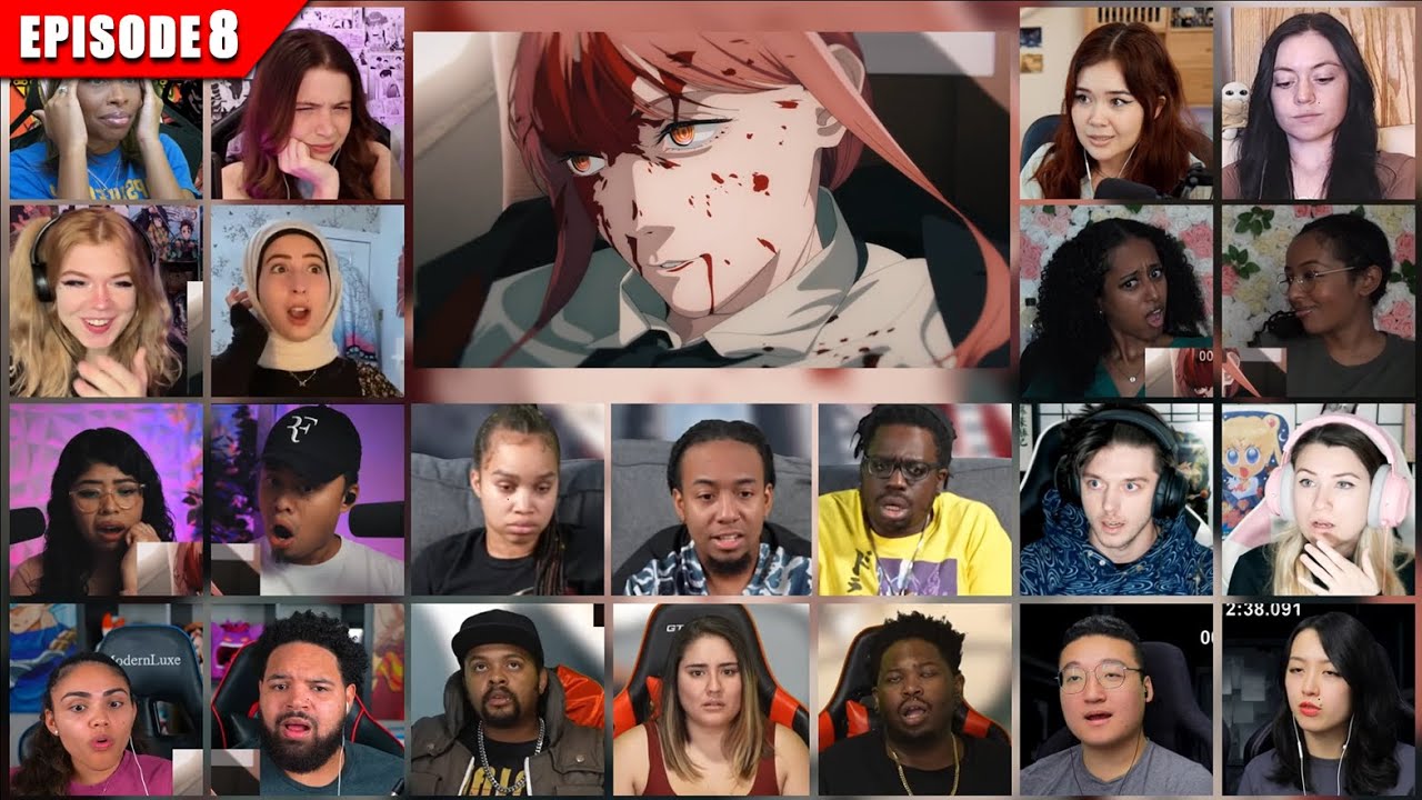 [Full Episode] Chainsaw Man Episode 8 Reaction Mashup | チェンソーマン