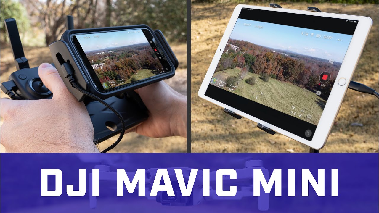 How to Use Tablets and Phone Mounts with the Mavic Mini Controller